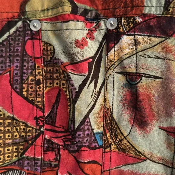 Mirror Image Picasso Art Style Jacket size XL - Picture 4 of 16